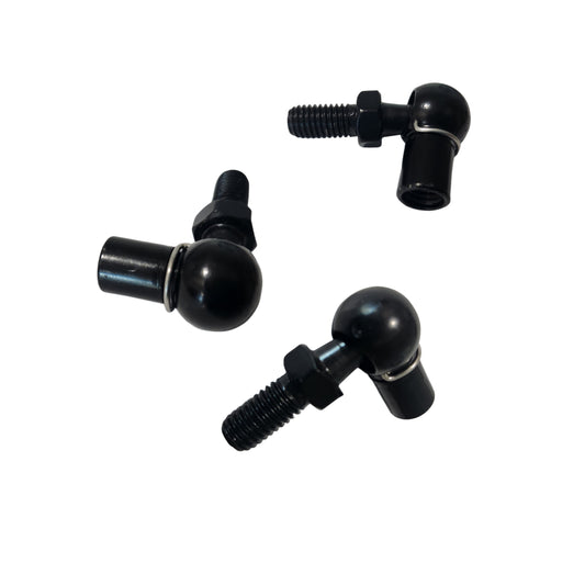 10mm Steel end fitting - M8 | M8 Ball stud | Sold as kit